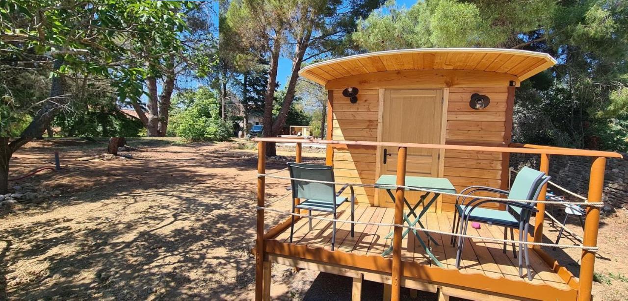 Roulotte Dans L'Aude Villa Trausse Buitenkant foto